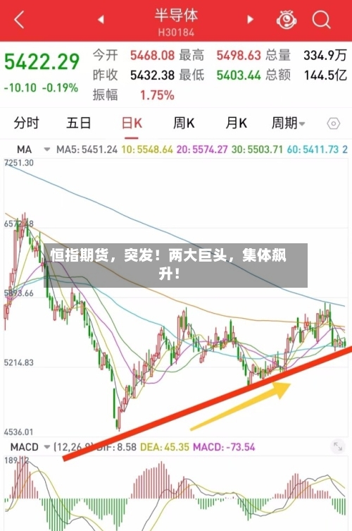 恒指期货，突发！两大巨头，集体飙升！