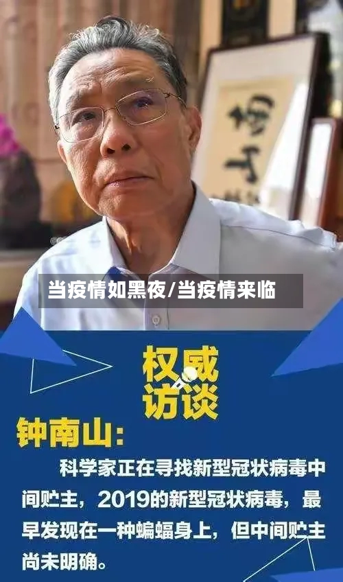当疫情如黑夜/当疫情来临