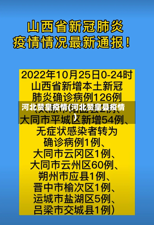 河北赞皇疫情(河北赞皇县疫情)