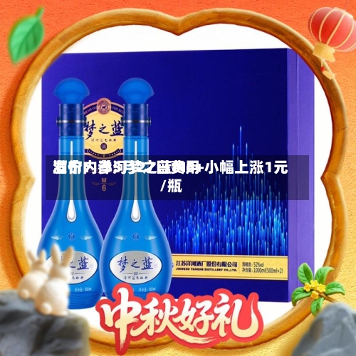 酒价内参5月27日费用发布：洋河梦之蓝M6+小幅上涨1元/瓶-第2张图片
