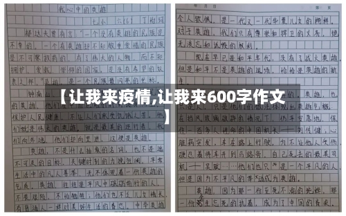 【让我来疫情,让我来600字作文】